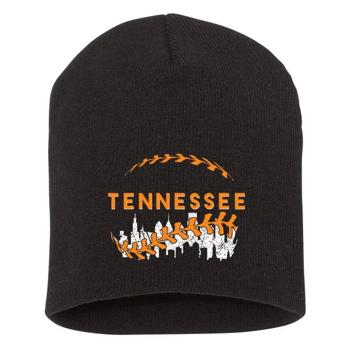 Tennessies Cities Skyline Vintage ItS Tennessian Pride Short Acrylic Beanie