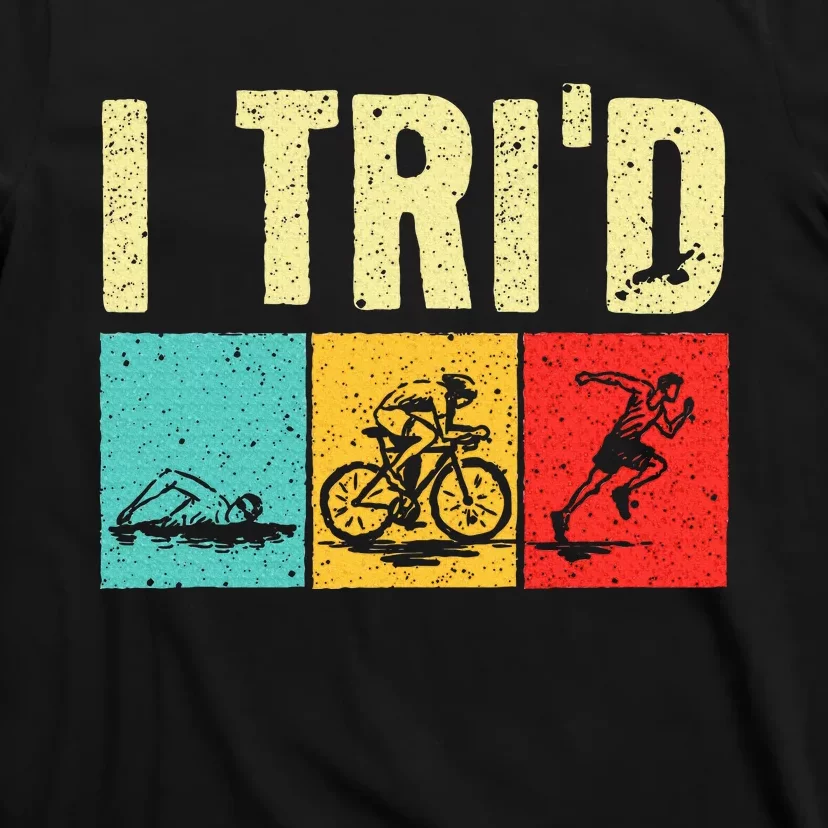 Triathlon Cyclist Swimmer Triathletes T-Shirt