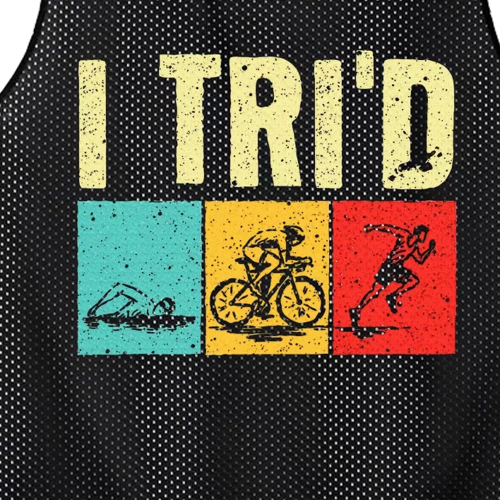 Triathlon Cyclist Swimmer Triathletes Mesh Reversible Basketball Jersey Tank