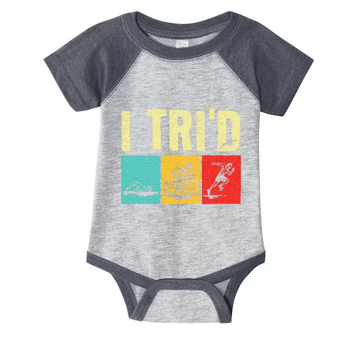 Triathlon Cyclist Swimmer Triathletes Infant Baby Jersey Bodysuit