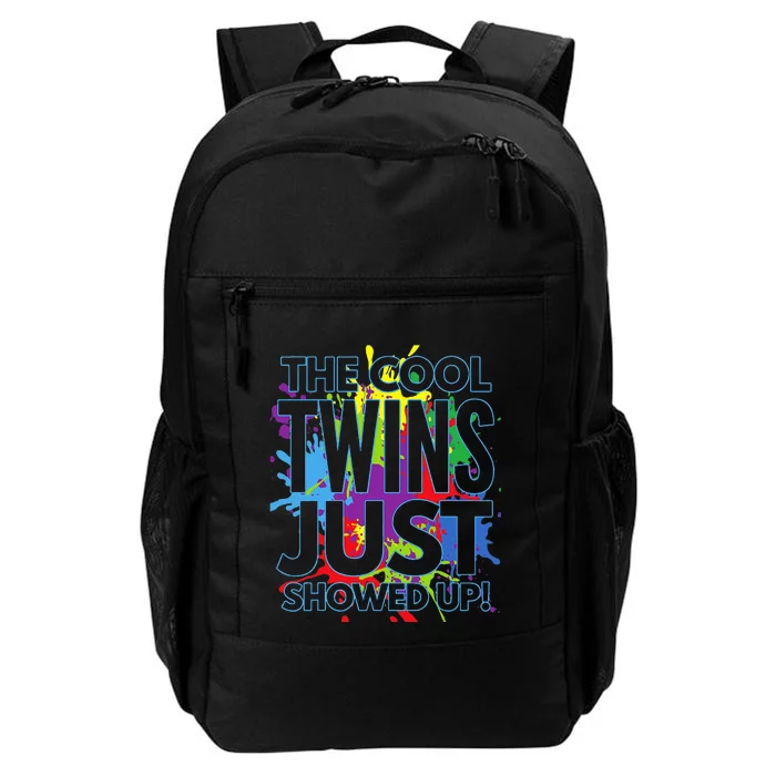 The Cool Twins Just Showed Up Funny Twins Daily Commute Backpack