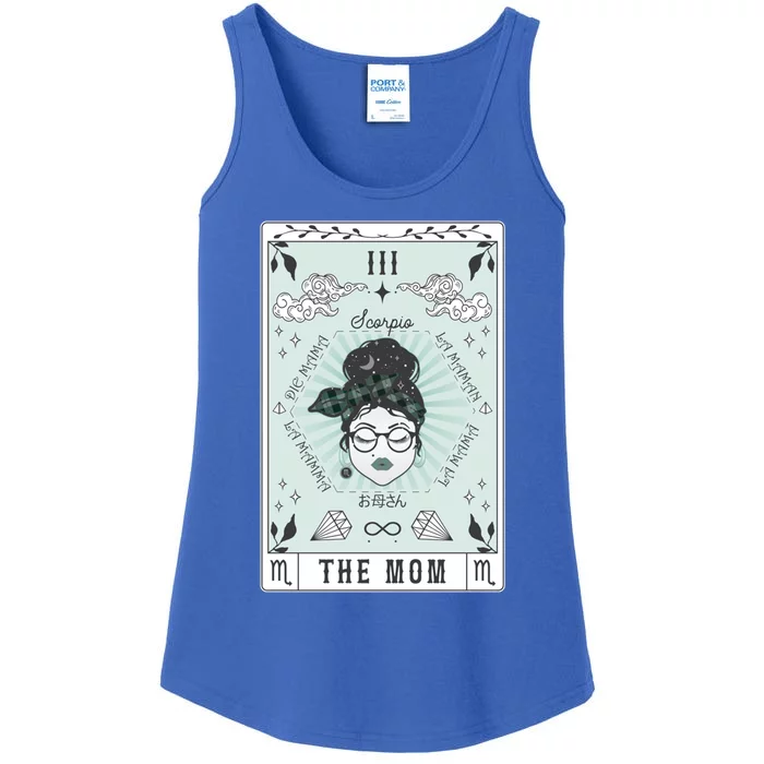 Tarot Card The Mom Scorpio Zodiac Birthday Celestial Meaningful Gift Ladies Essential Tank