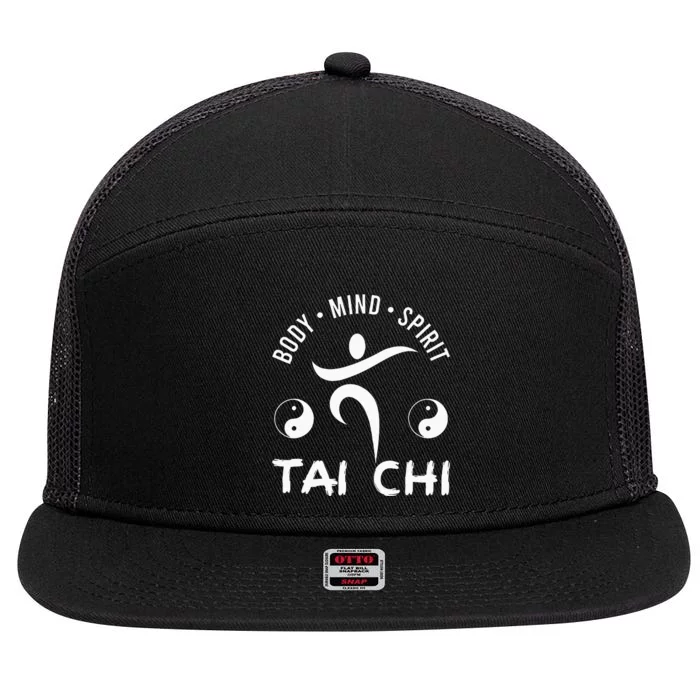 Tai Chi 7 Panel Mesh Trucker Snapback Hat