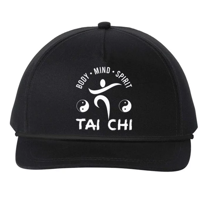 Tai Chi Snapback Five-Panel Rope Hat