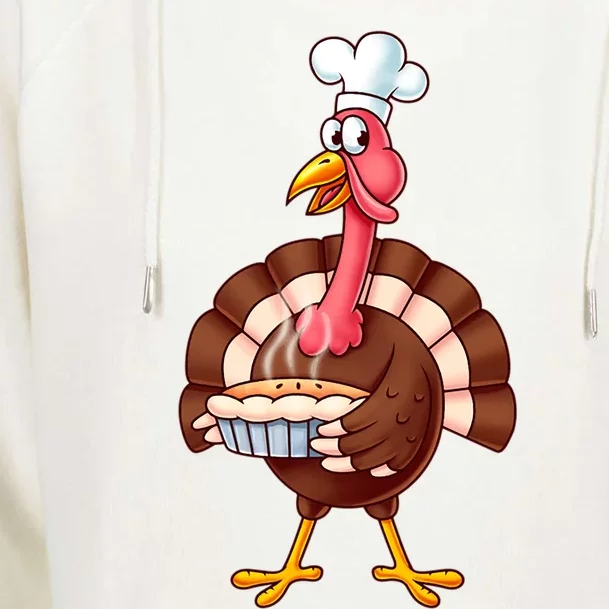 Turkey Cook Thanksgiving Design Cooking Squad Turkey Day Gift Womens Funnel Neck Pullover Hood