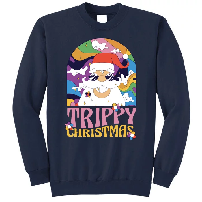 Trippy Christmas Tall Sweatshirt