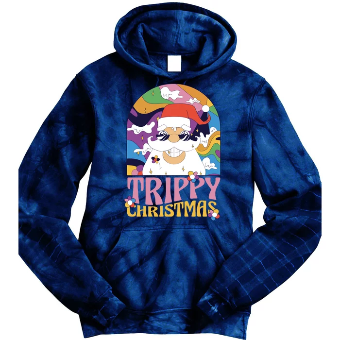 Trippy Christmas Tie Dye Hoodie