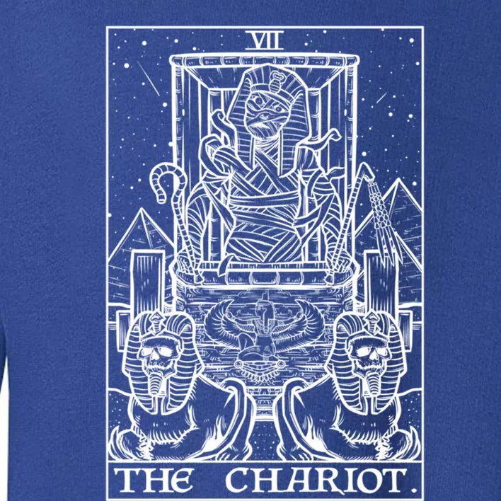 The Chariot Tarot Card Mummy Halloween Egyptian Witch Horror Gift Toddler Sweatshirt