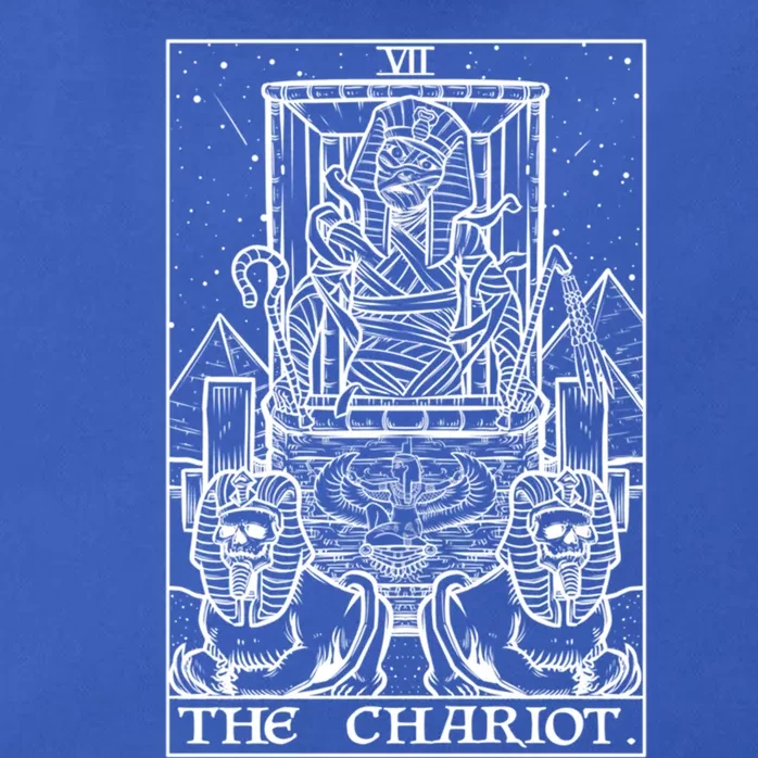 The Chariot Tarot Card Mummy Halloween Egyptian Witch Horror Gift Zip Tote Bag