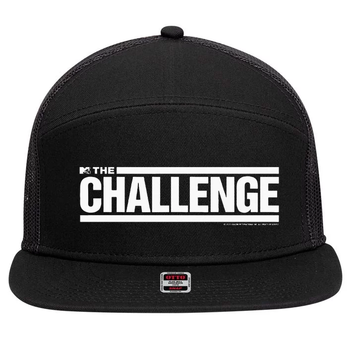 The Challenge 7 Panel Mesh Trucker Snapback Hat