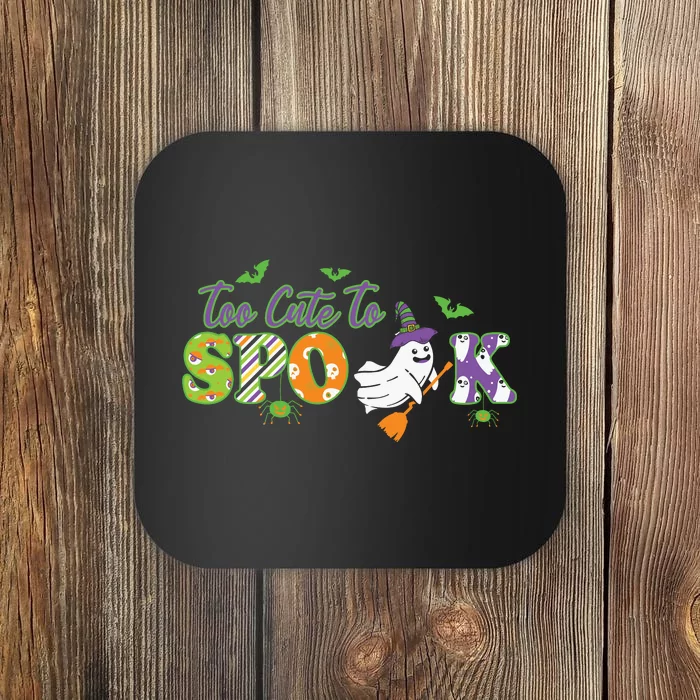 Too Cute To Spook Boo Halloween Gift Coaster