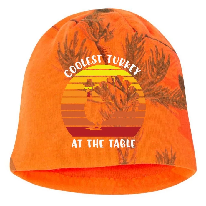 Thanksgiving Coolest Turkey At The Table Kati - Camo Knit Beanie