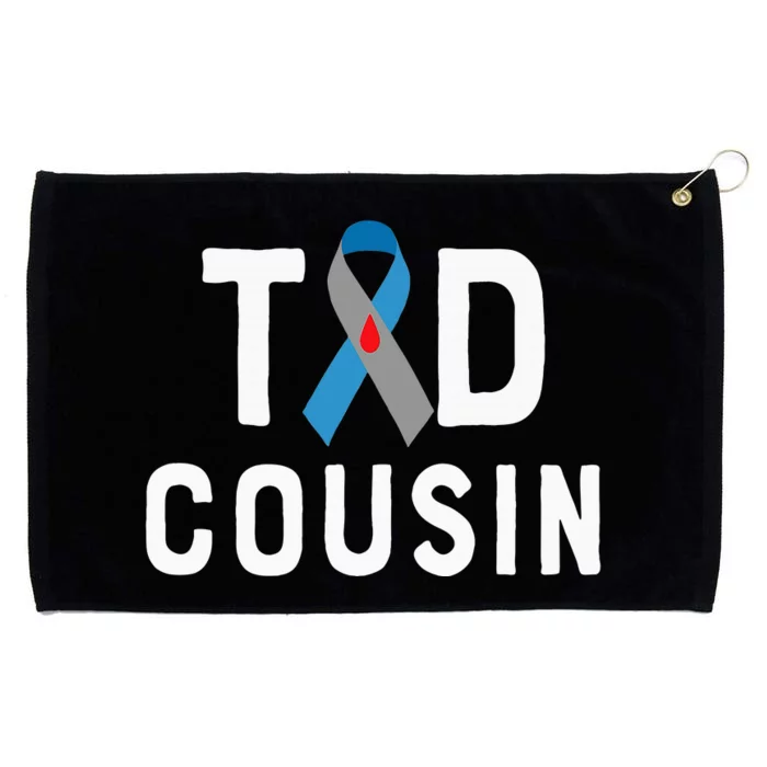 T1d Cousin Type 1 Diabetes Awareness Insulin Family Support Grommeted Golf Towel