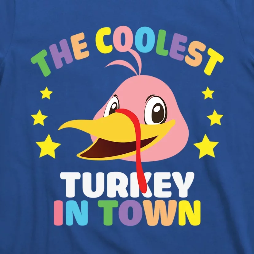 The Coolest Turkey In Town Happy Thanksgiving Gift T-Shirt