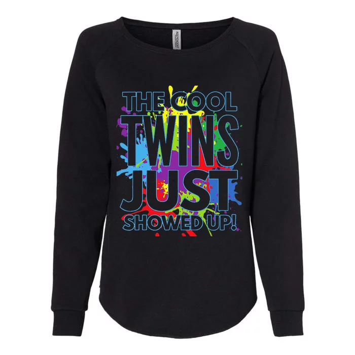 The Cool Twins Just Showed up Womens California Wash Sweatshirt