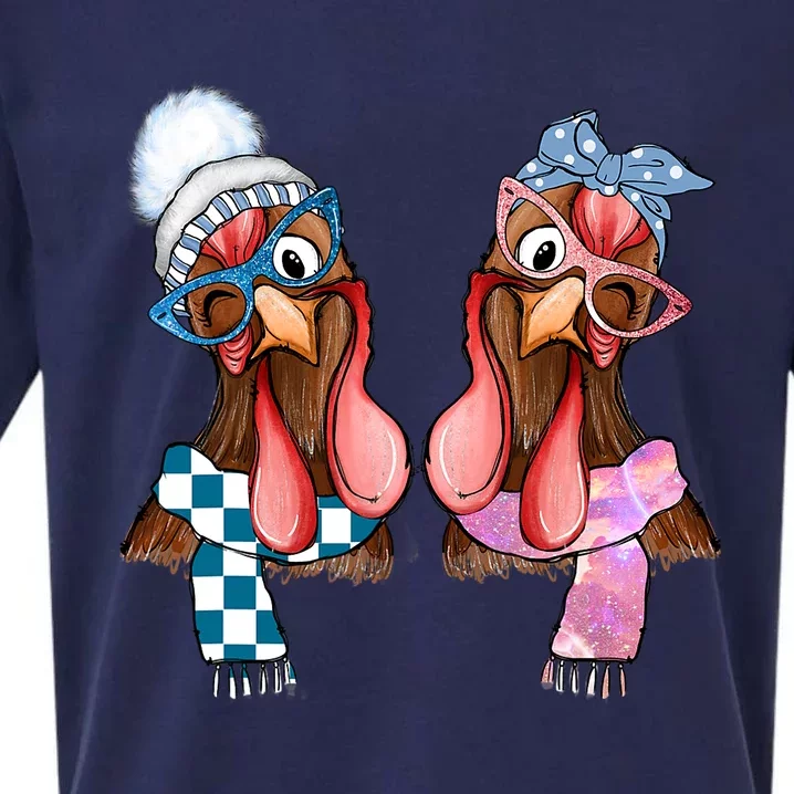 Turkey Couple Thanksgiving Day Gift Sueded Cloud Jersey T-Shirt