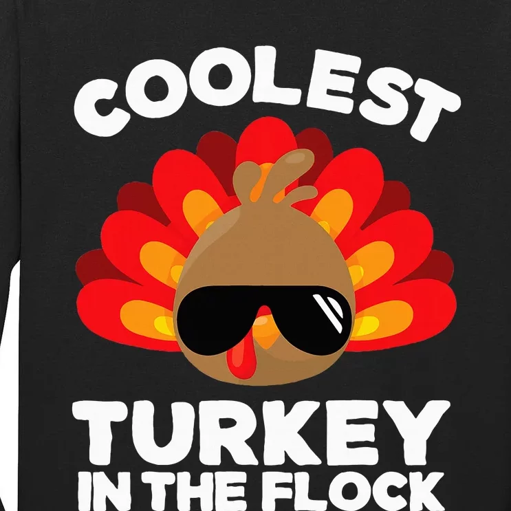 Thanksgiving Coolest Turkey Tall Long Sleeve T-Shirt