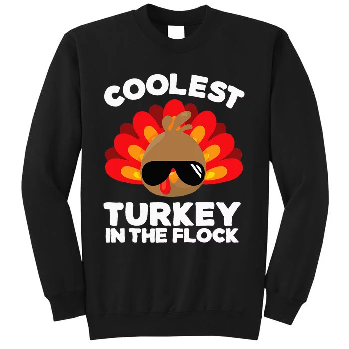 Thanksgiving Coolest Turkey Tall Sweatshirt