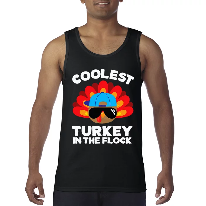 Thanksgiving Coolest Turkey Tank Top