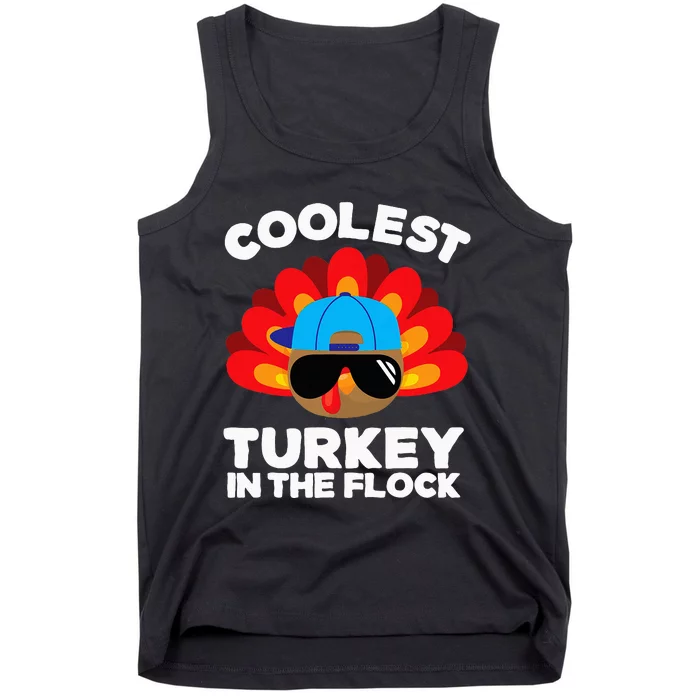 Thanksgiving Coolest Turkey Tank Top