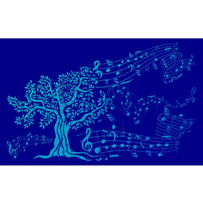 Treble Clef Tree Music Gift Bumper Sticker