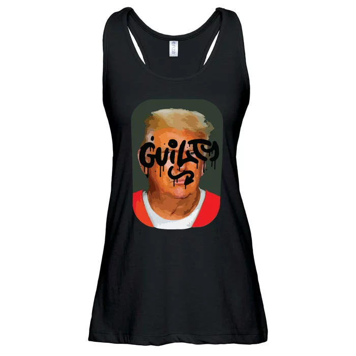 Trump Convicted Ladies Essential Flowy Tank