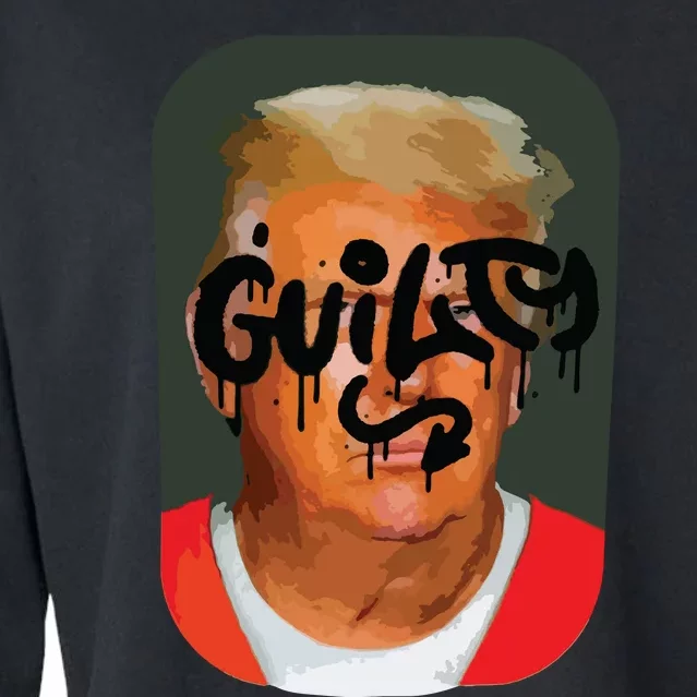 Trump Convicted Cropped Pullover Crew