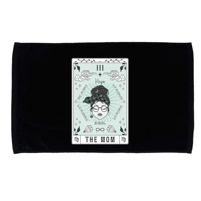 Tarot Card The Mom Virgo Zodiac Birthday Celestial Cool Gift Microfiber Hand Towel