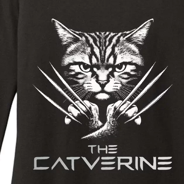 The Catverine Womens CVC Long Sleeve Shirt