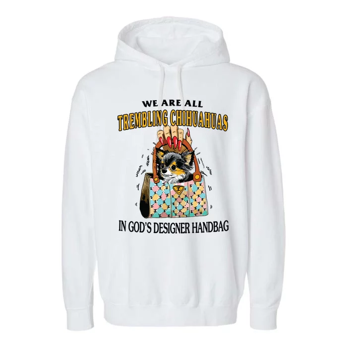 Trembling Chihuahua Garment-Dyed Fleece Hoodie