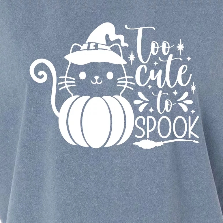 Too Cute To Spook Garment-Dyed Women's Muscle Tee