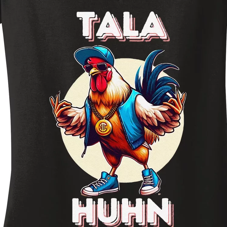 Tala Chicken Talahon Meme Women's V-Neck T-Shirt