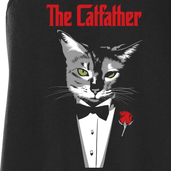 THE CATFATHER Women's Racerback Tank