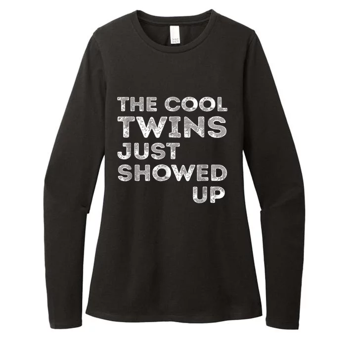 The Cool Twins Just Showed up Funny Twins Womens CVC Long Sleeve Shirt