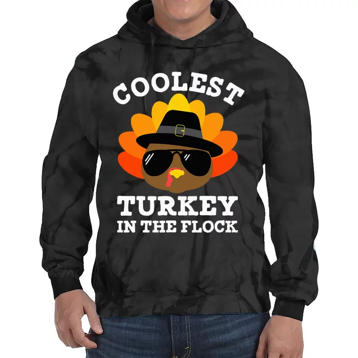 Thanksgiving Coolest Turkey Tie Dye Hoodie