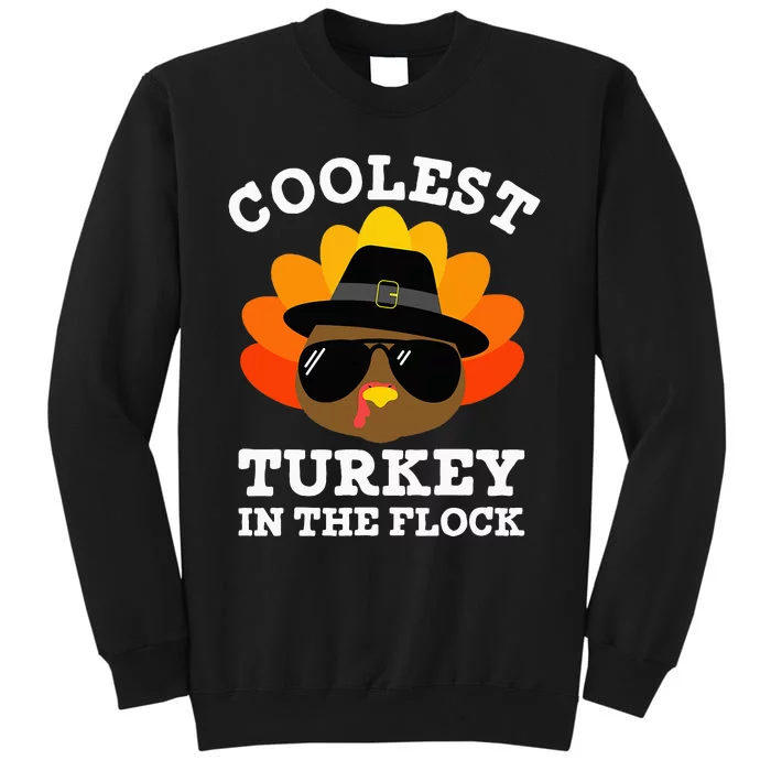 Thanksgiving Coolest Turkey Tall Sweatshirt