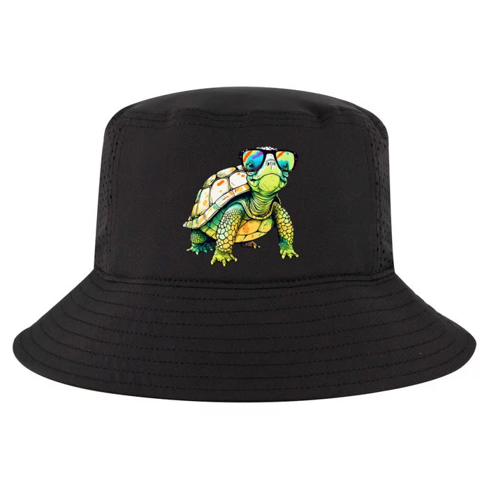 Turtle Colorful Turtle Lover Cool Comfort Performance Bucket Hat