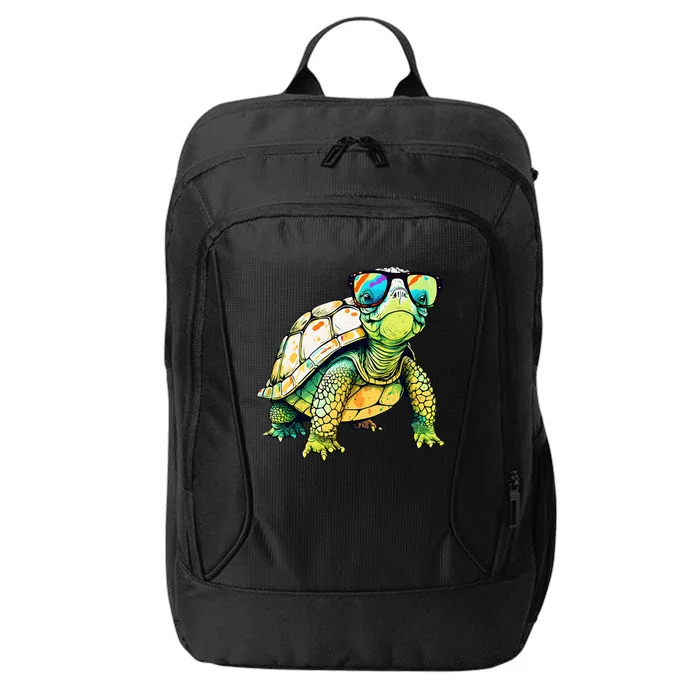 Turtle Colorful Turtle Lover City Backpack