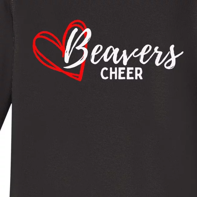 Tenino Cheer Baby Long Sleeve Bodysuit