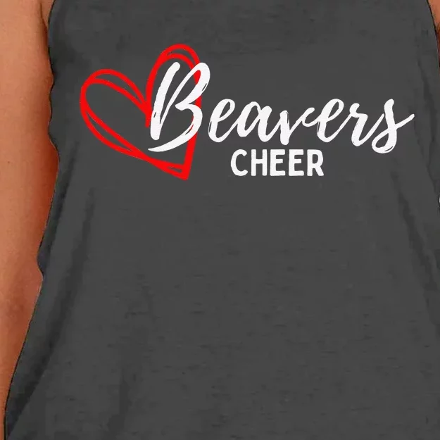 Tenino Cheer Women's Knotted Racerback Tank