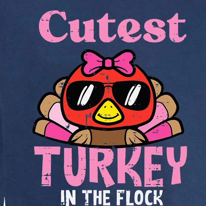 Thanksgiving Cutest Turkey Flock Garment-Dyed Sweatshirt