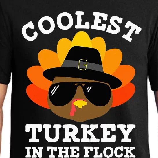 Thanksgiving Coolest Turkey Pajama Set