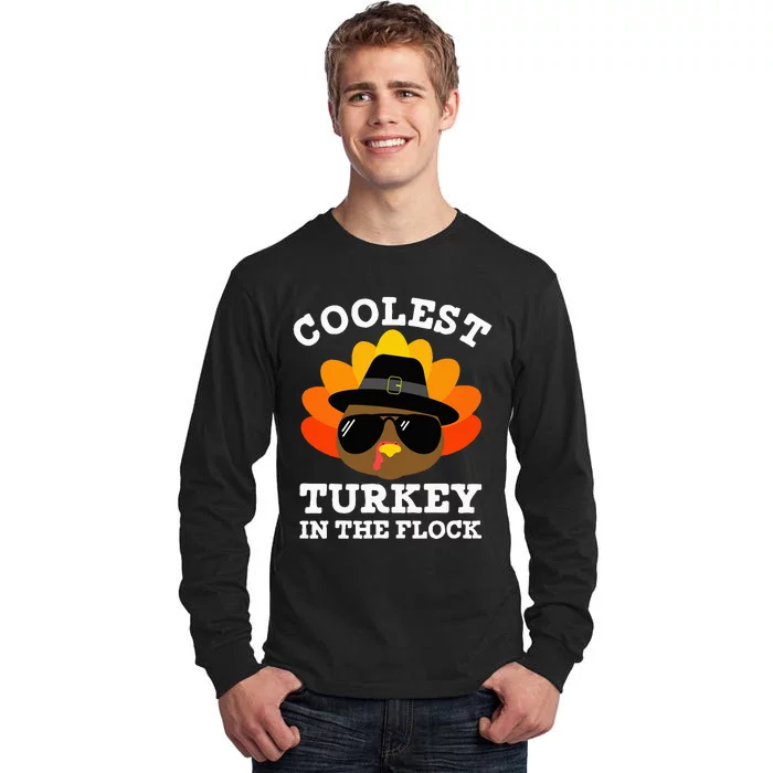 Thanksgiving Coolest Turkey Tall Long Sleeve T-Shirt