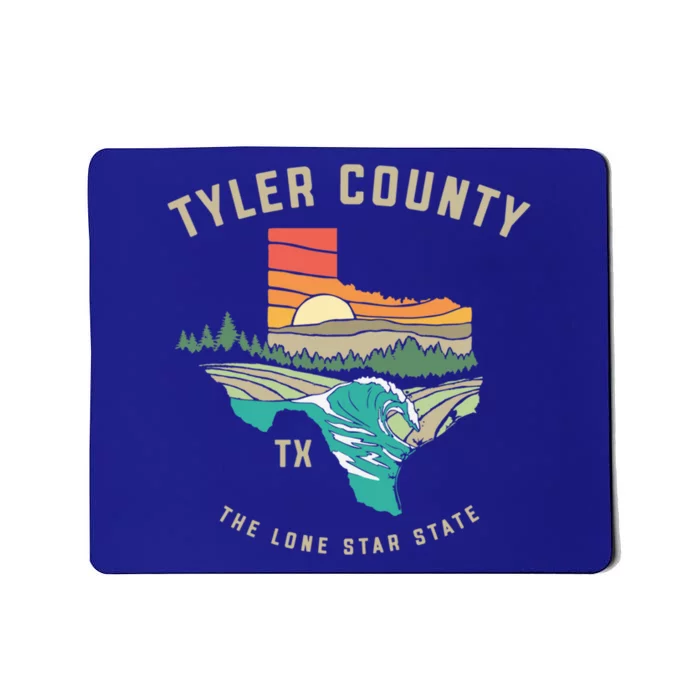 Tyler County Texas Outdoors Vintage Nature Design Great Gift Mousepad