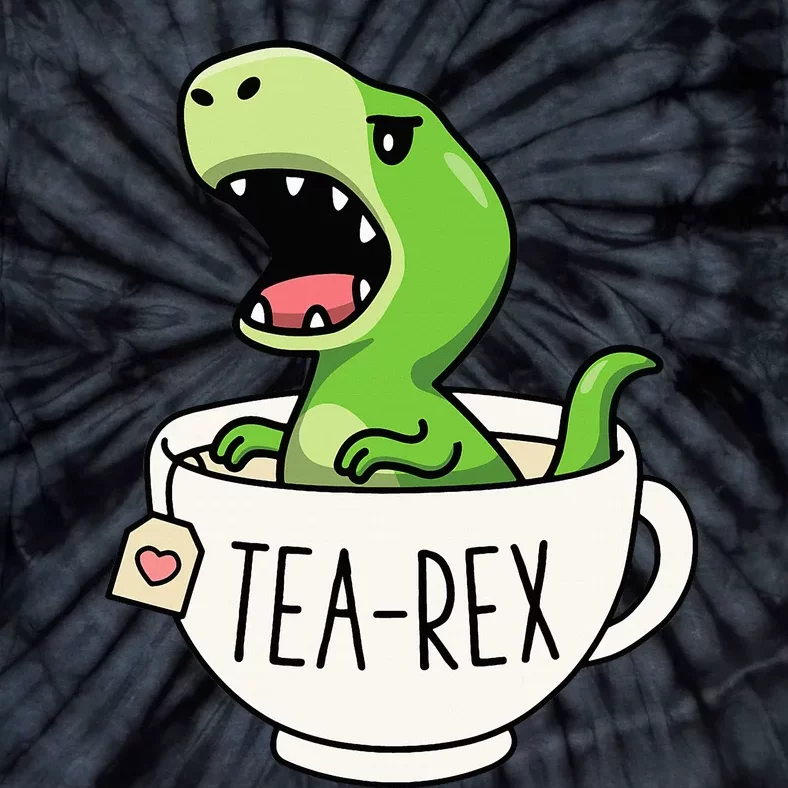 TeaRex Cute TRex Dinosaur Lover Kawaii Funny Dino Pun Tie-Dye T-Shirt