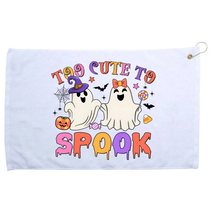 Too Cute To Spook Halloween Grommeted Golf Towel