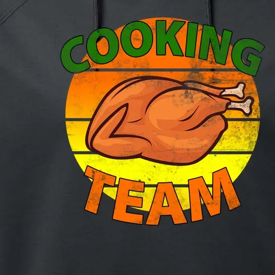 Thanksgiving Cooking Team Family Matching Performance Fleece Hoodie