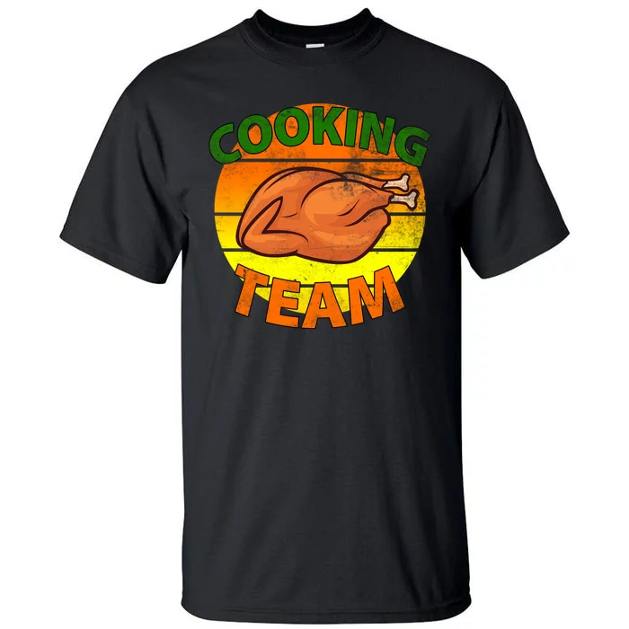 Thanksgiving Cooking Team Family Matching Tall T-Shirt