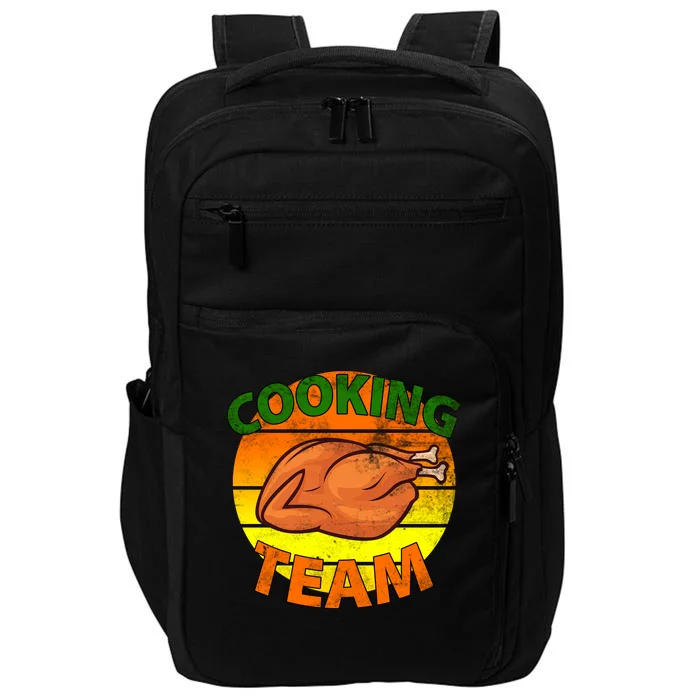 Thanksgiving Cooking Team Family Matching Impact Tech Backpack