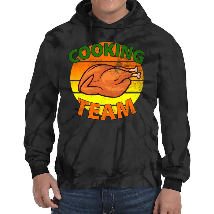 Thanksgiving Cooking Team Family Matching Tie Dye Hoodie